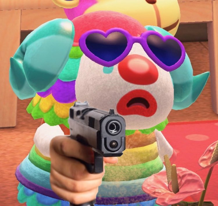Pietro the rainbow clown sheep villager