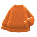 Aran-Knit Sweater