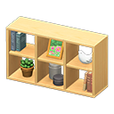 Open Wooden Shelves