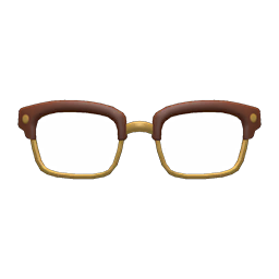 Squared Browline Glasses