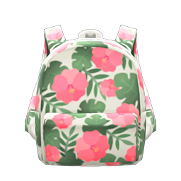 Botanical-Print Backpack