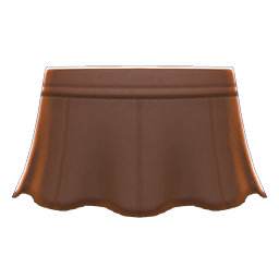 Pleather Flare Skirt