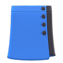 Buttoned Wraparound Skirt