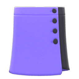 Buttoned Wraparound Skirt