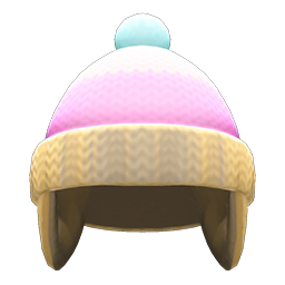 Knit Cap With Earflaps