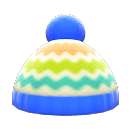 Colorful Striped Knit Cap