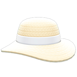 Wide-Brim Straw Hat