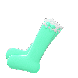 Frilly Knee-High Socks