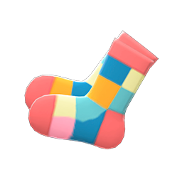 Color-Blocked Socks