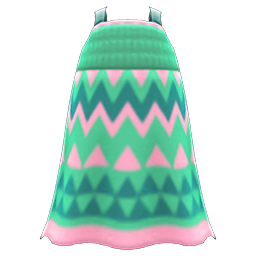 Zigzag-Print Dress