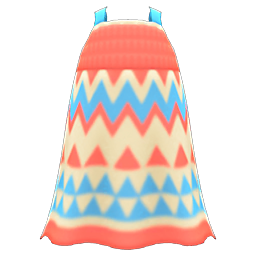 Zigzag-Print Dress