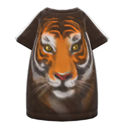 Tiger-Face Tee Dress