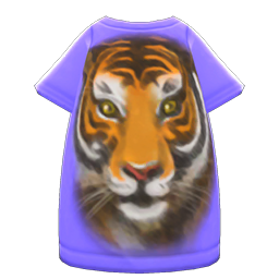 Tiger-Face Tee Dress