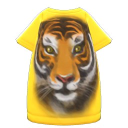 Tiger-Face Tee Dress