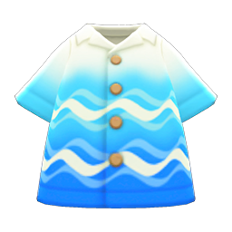 Blue Hotel Aloha Shirt
