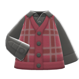 Checkered Sweater Vest