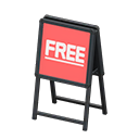 Standing Shop Sign