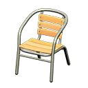 Metal-And-Wood Chair