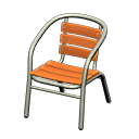 Metal-And-Wood Chair