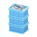 Stacked Fish Containers