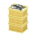 Stacked Fish Containers