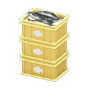 Stacked Fish Containers