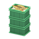 Stacked Fish Containers