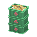 Stacked Fish Containers