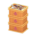 Stacked Fish Containers