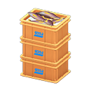 Stacked Fish Containers