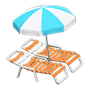 Beach Chairs With Parasol