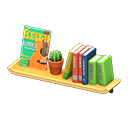 Wall-Mounted Bookshelf