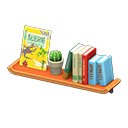 Wall-Mounted Bookshelf