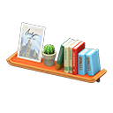 Wall-Mounted Bookshelf