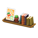 Wall-Mounted Bookshelf