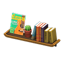 Wall-Mounted Bookshelf