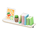 Wall-Mounted Bookshelf