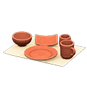 Unglazed Dish Set