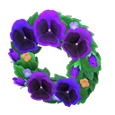 Cool Pansy Wreath