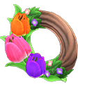 Pretty Tulip Wreath