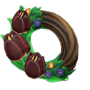 Dark Tulip Wreath