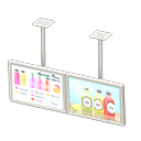 Dual Hanging Monitors