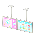 Dual Hanging Monitors