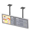 Dual Hanging Monitors
