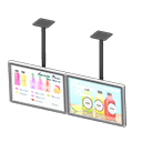 Dual Hanging Monitors