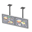 Dual Hanging Monitors