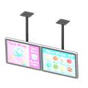 Dual Hanging Monitors