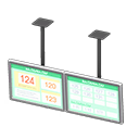 Dual Hanging Monitors