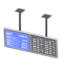 Dual Hanging Monitors