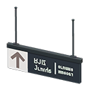 Hanging Guide Sign